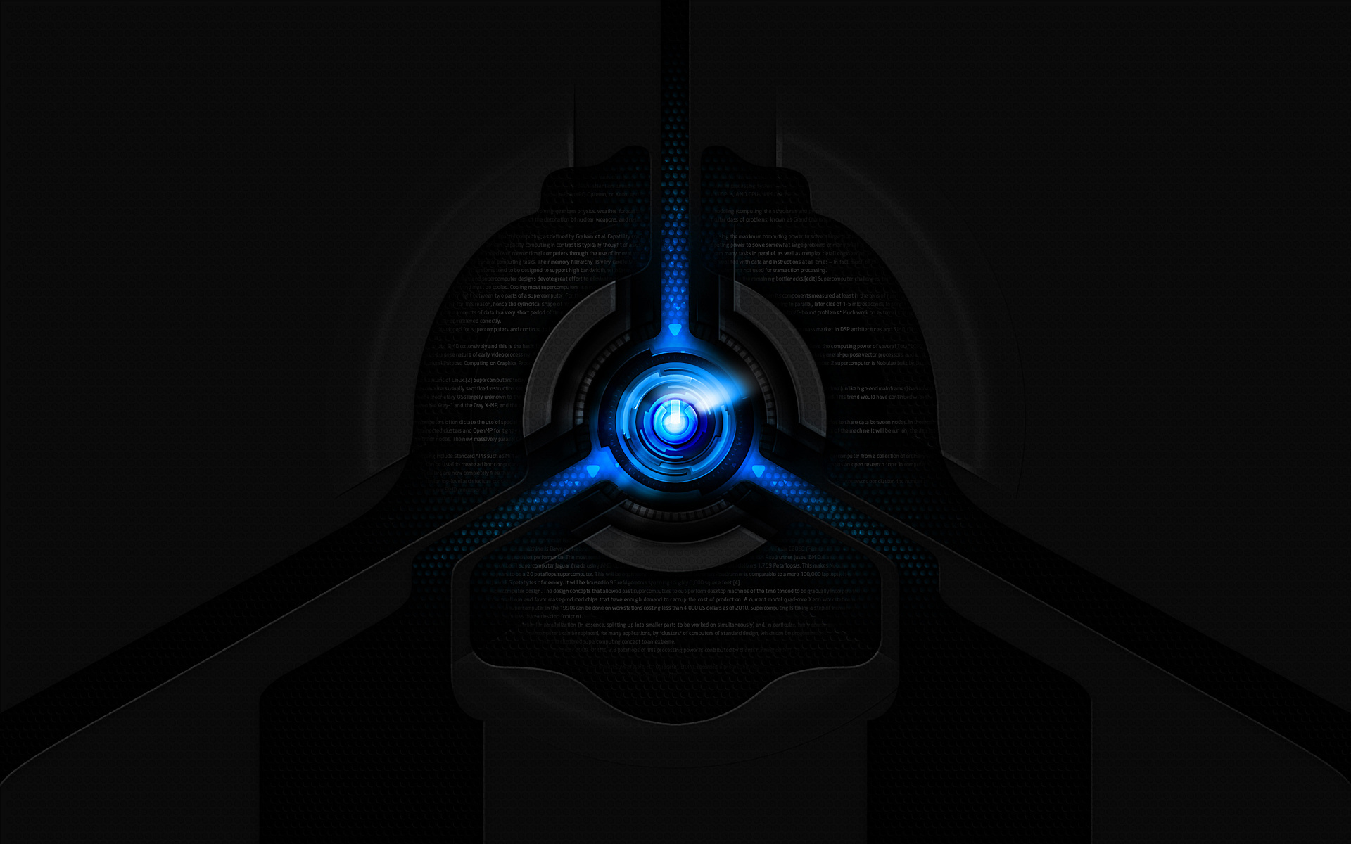 Black And Blue Desktop Background