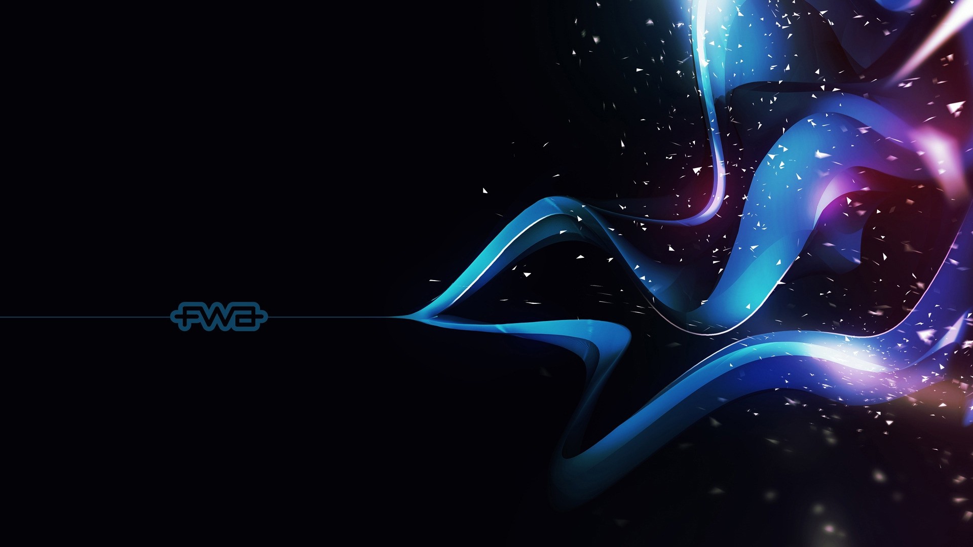 Black And Blue Desktop Background