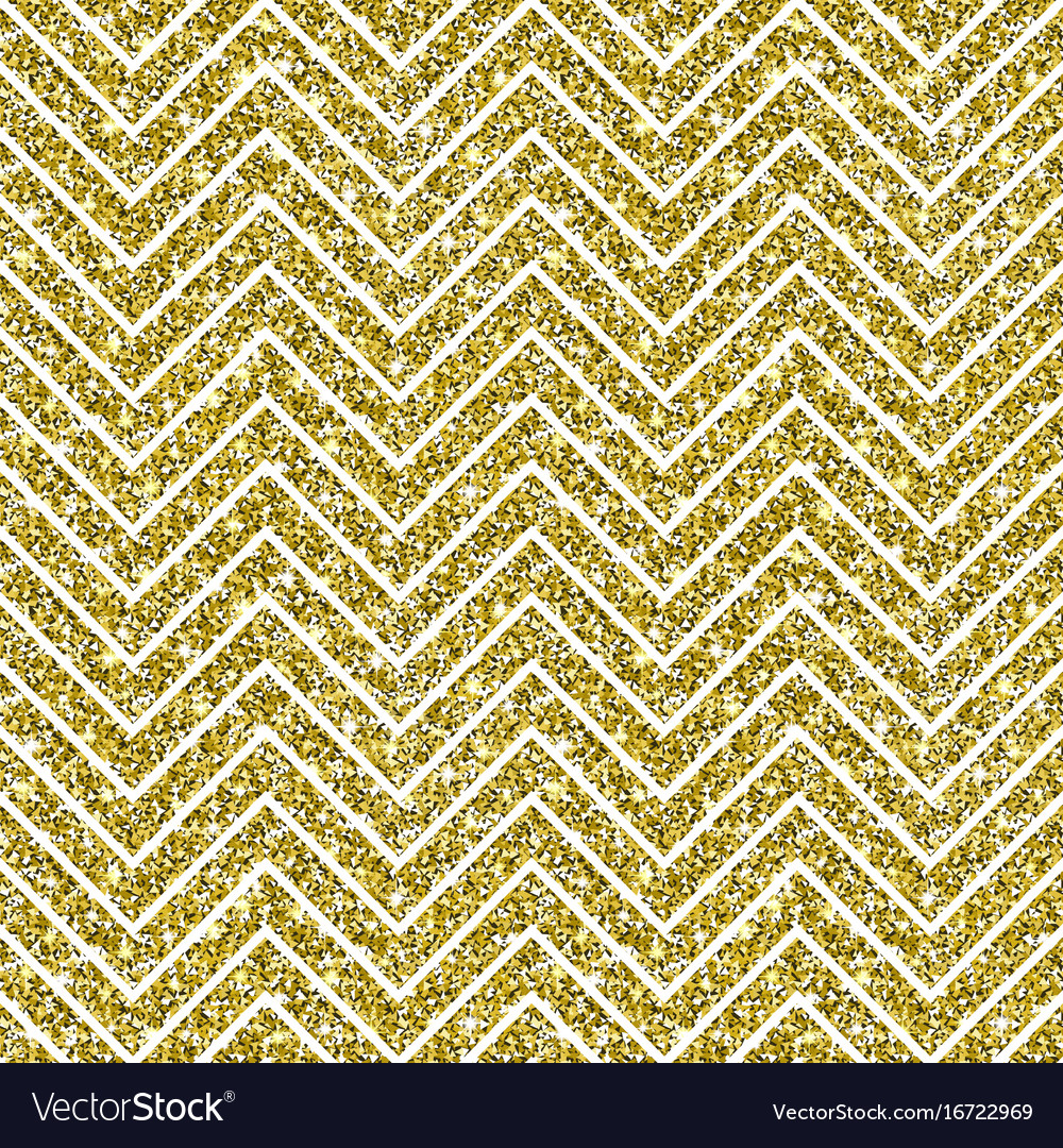 Black And Gold Glitter Chevron Background