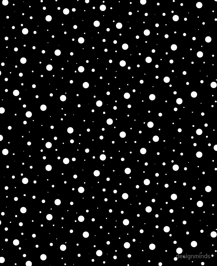 Black And White Polka Dot Background