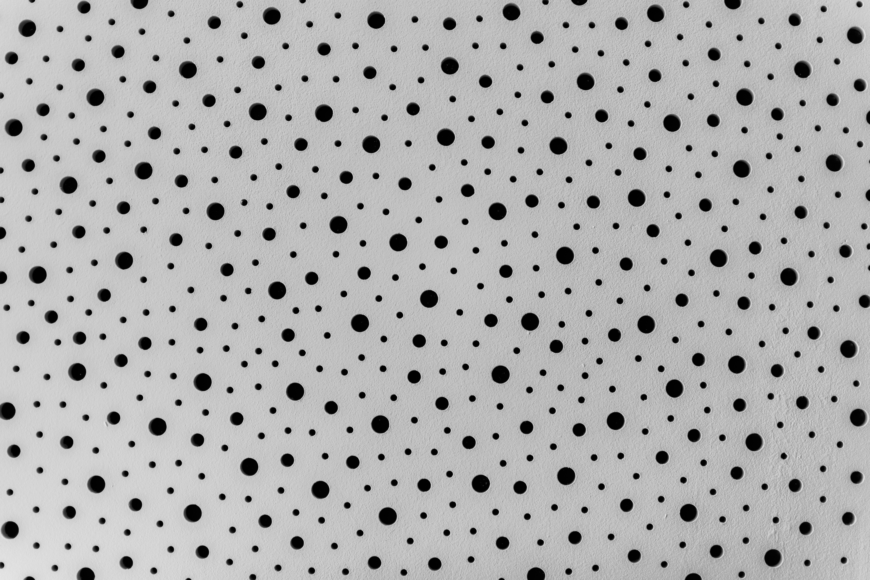 Black And White Polka Dot Background