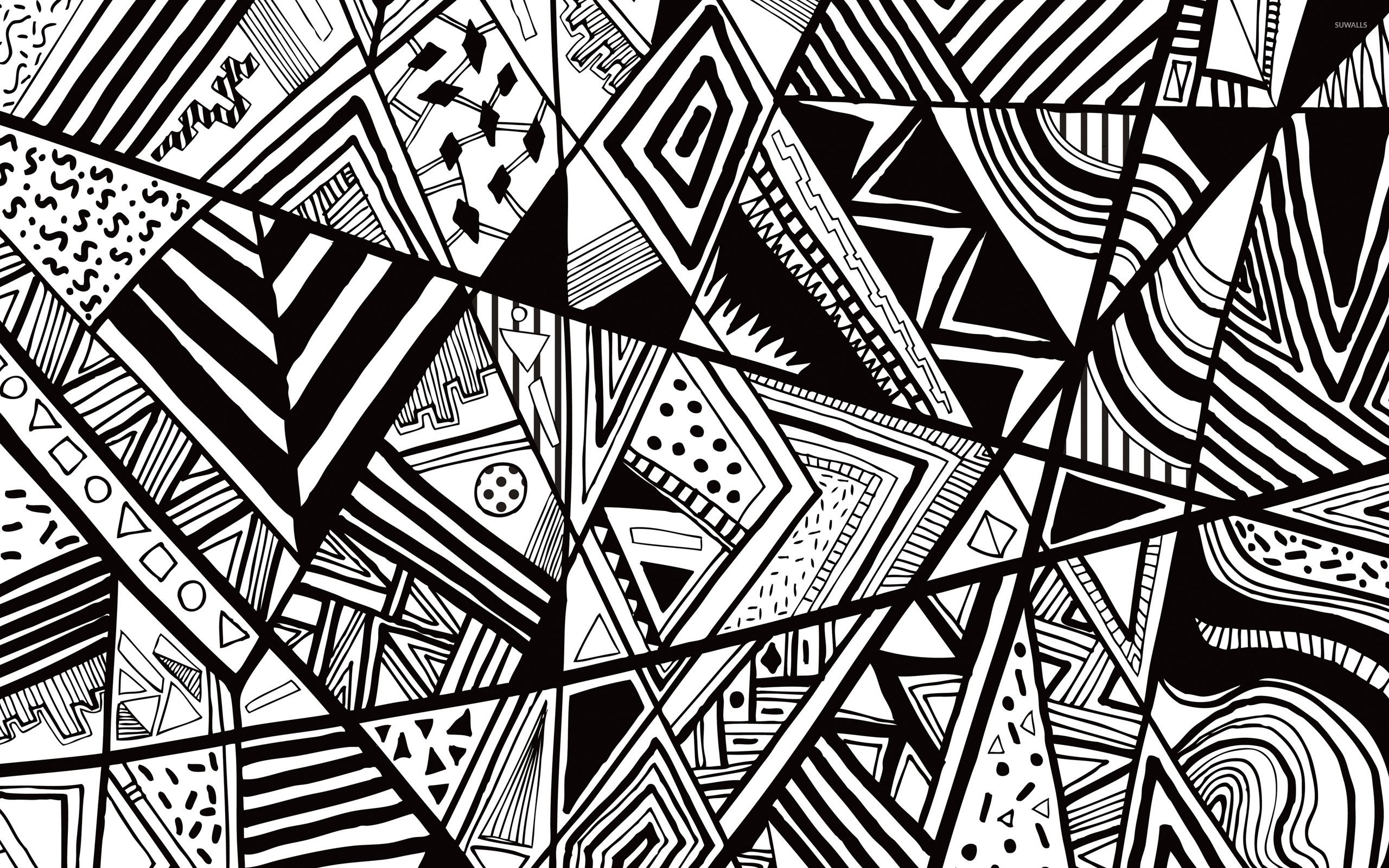 Black And White Vector Background