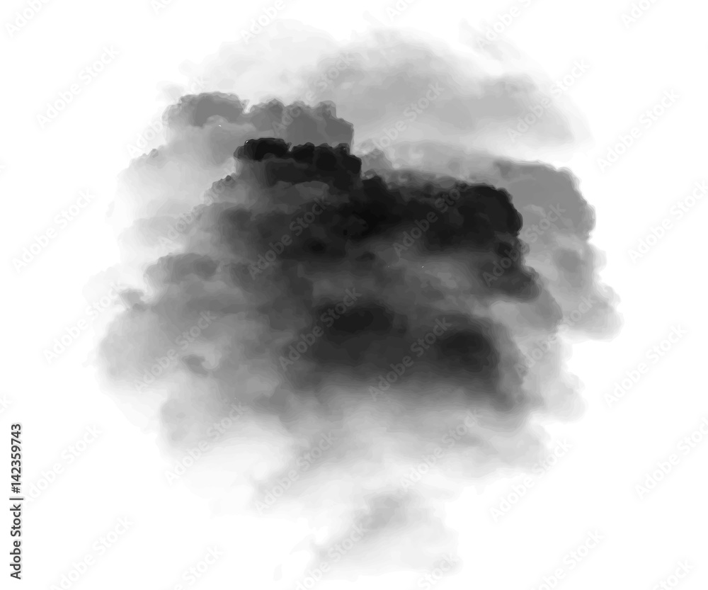 Black Fog Background