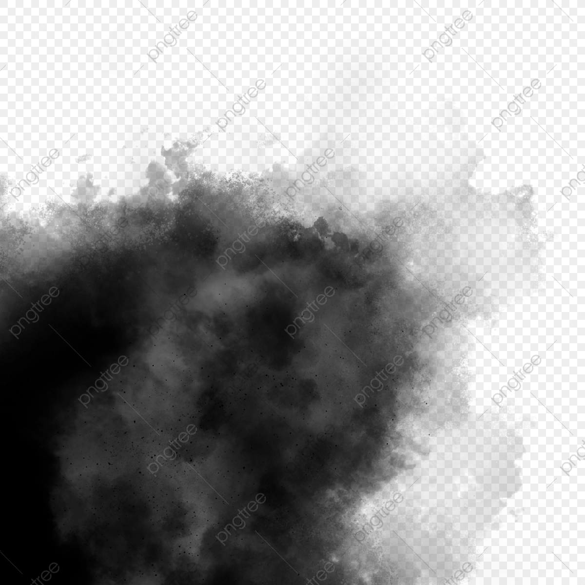 Black Fog Background