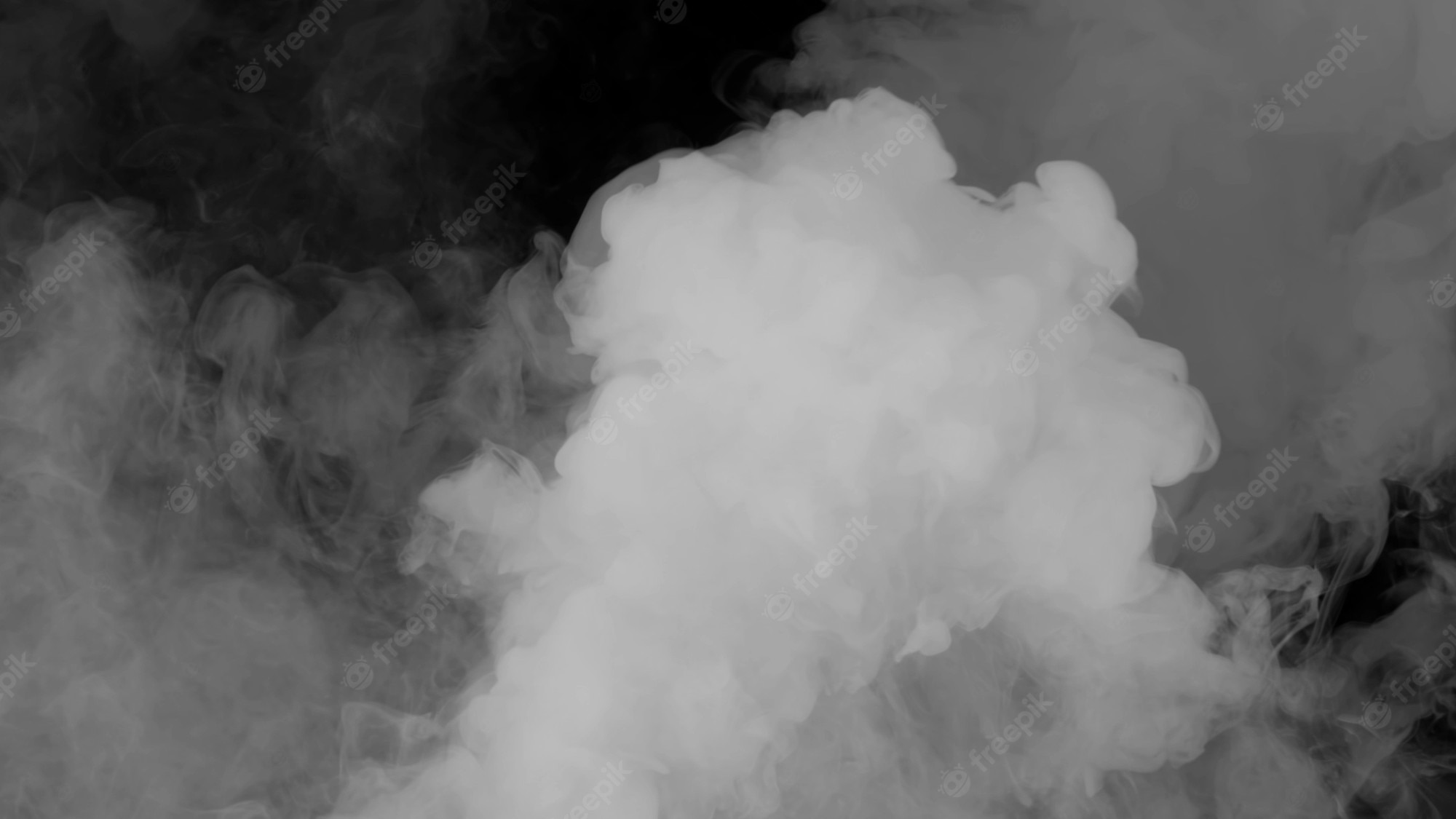 Black Fog Background