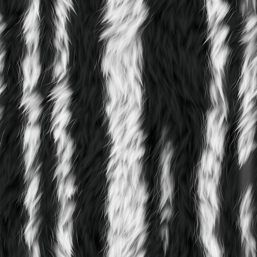 Black Fur Background