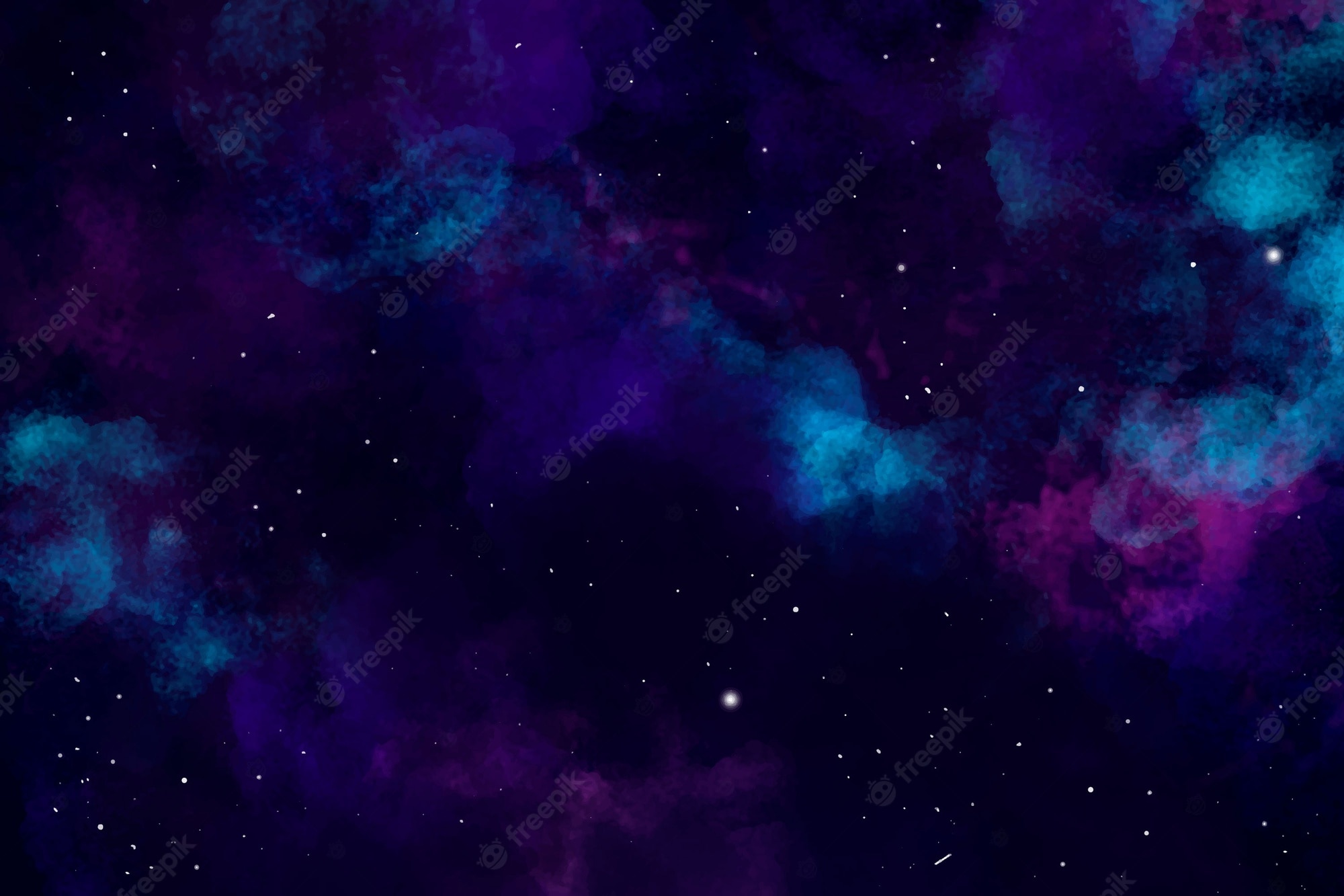 Black Galaxy Background