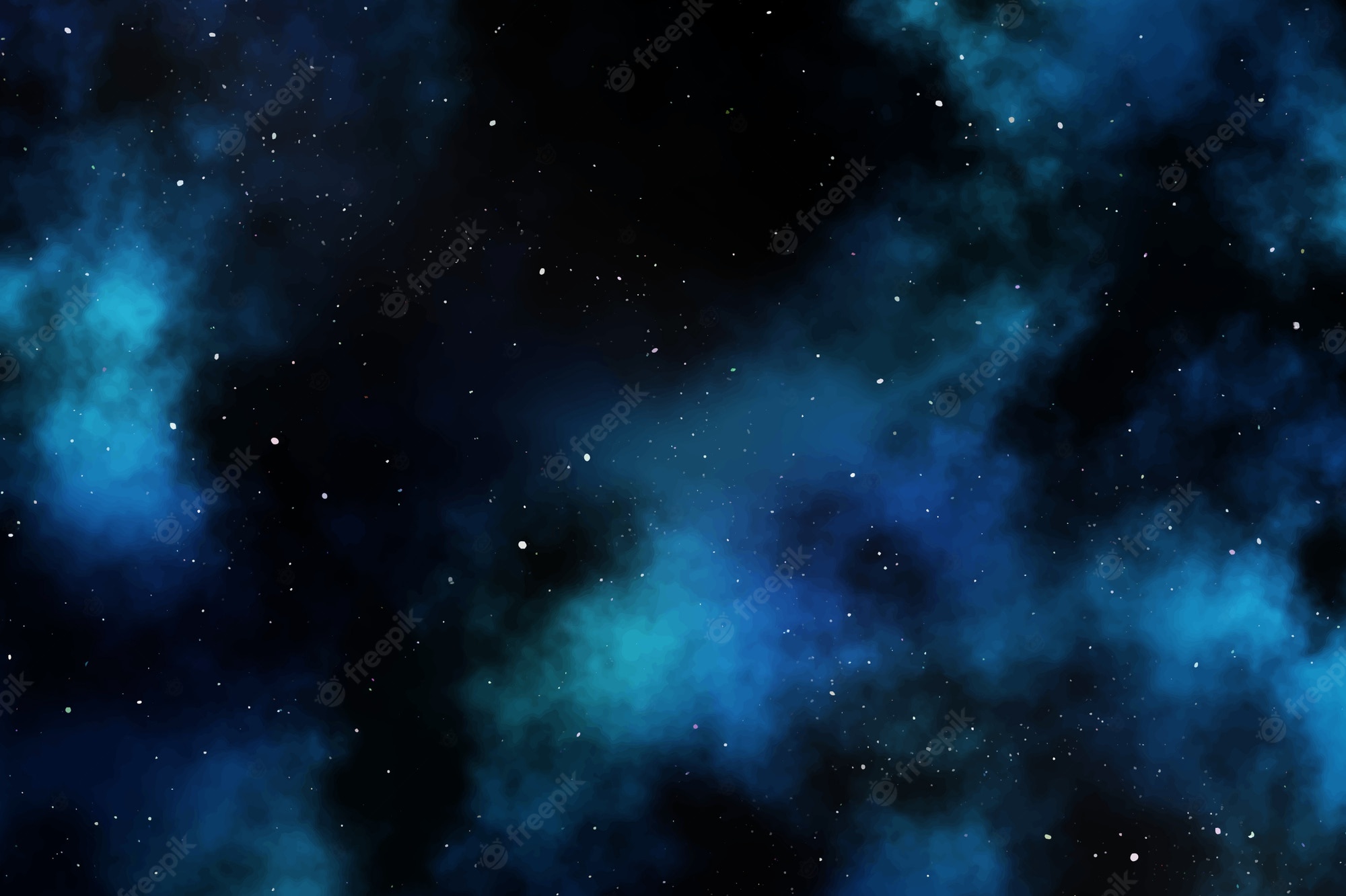 Black Galaxy Background