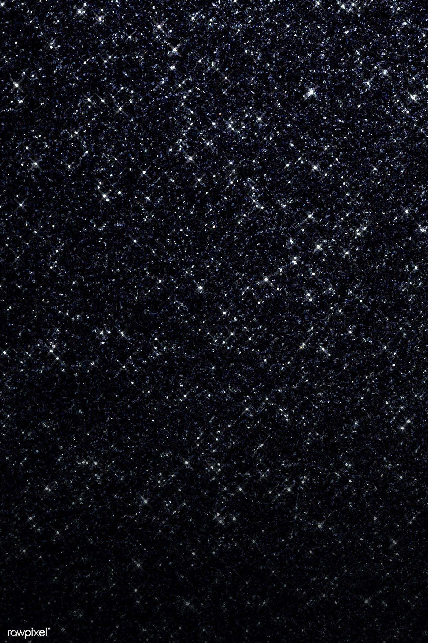 Black Glitter Background