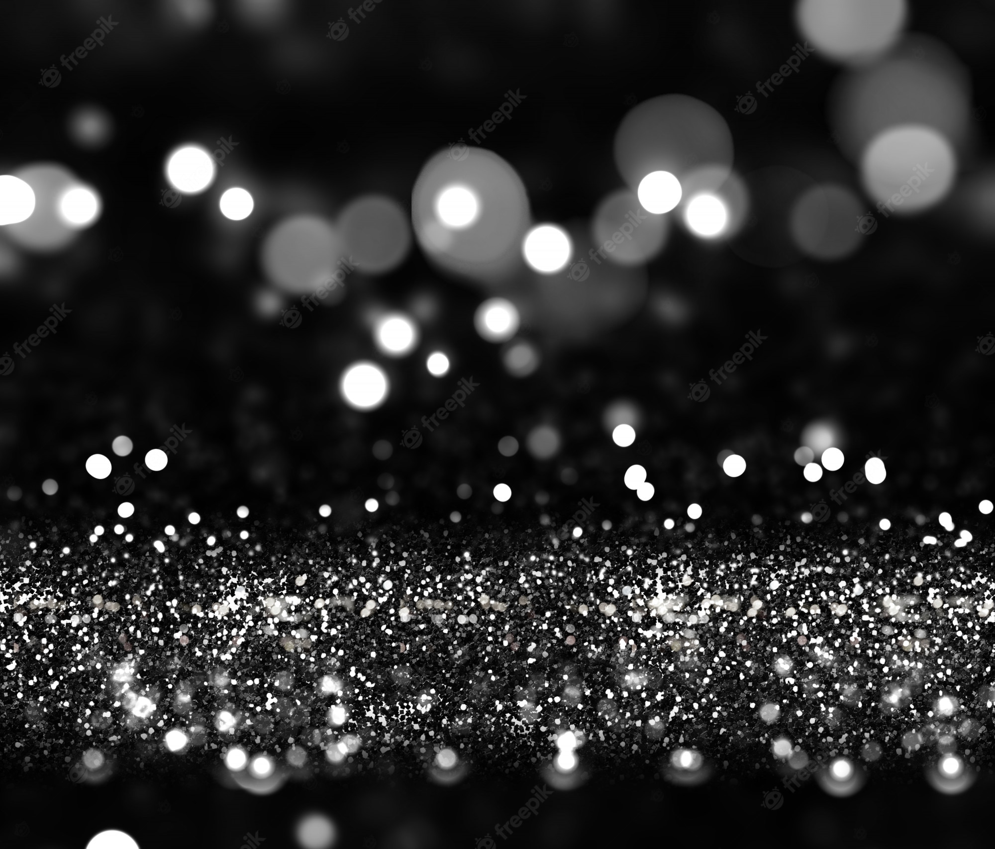 Black Glitter Background