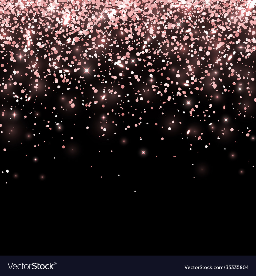 Black Glitter Background