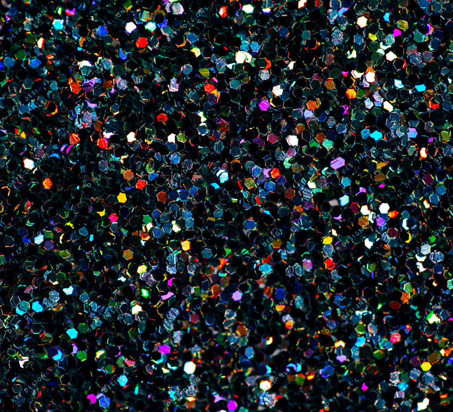 Black Glitter Background