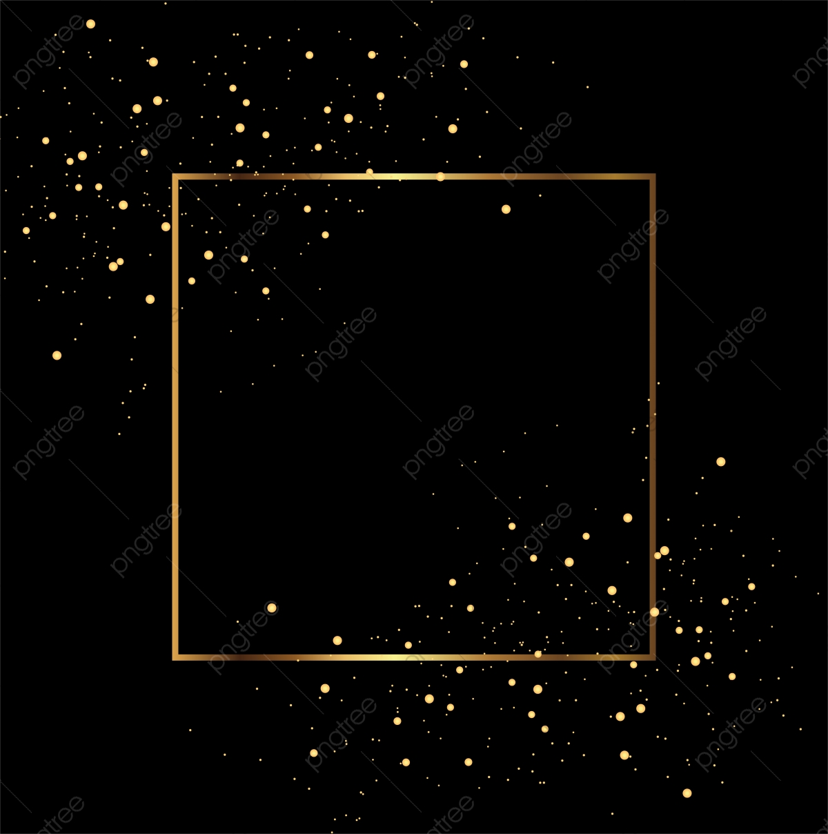 Black Glitter Background