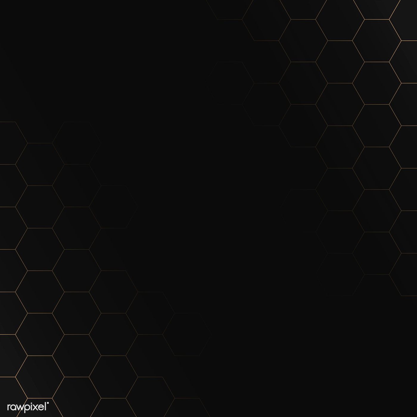 Black Hexagon Background