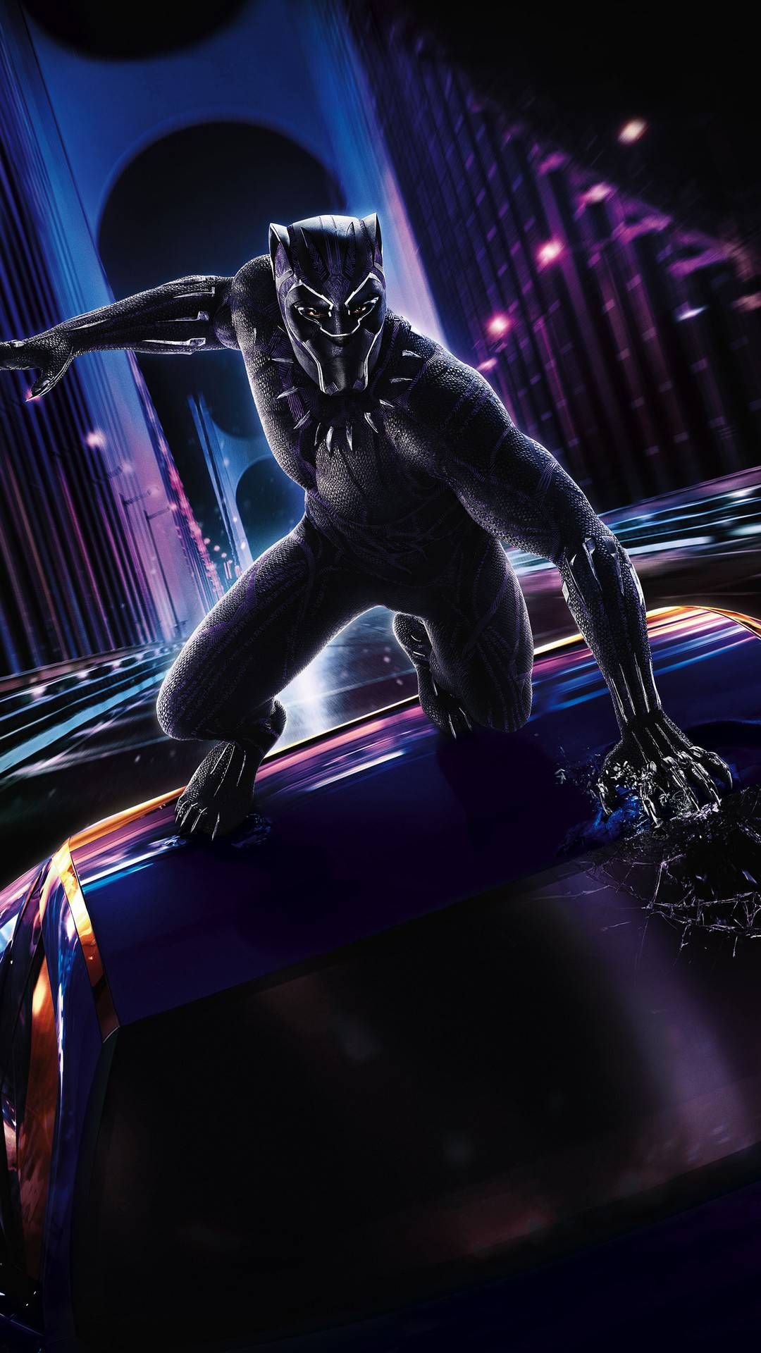 Black Panther Phone Background