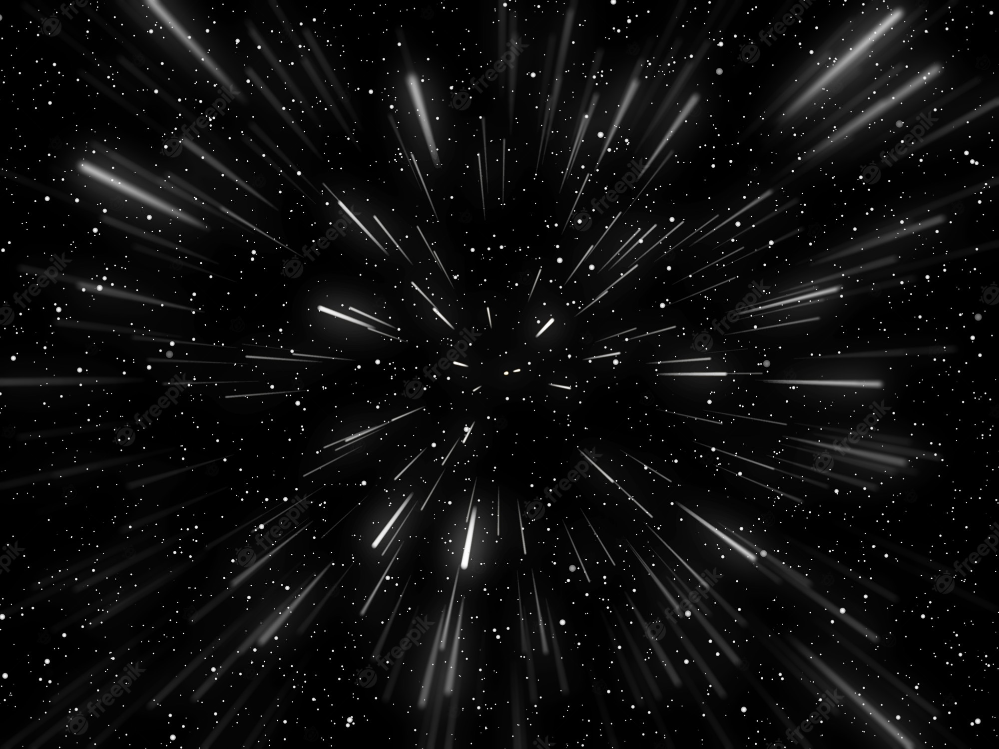 Black Space Background