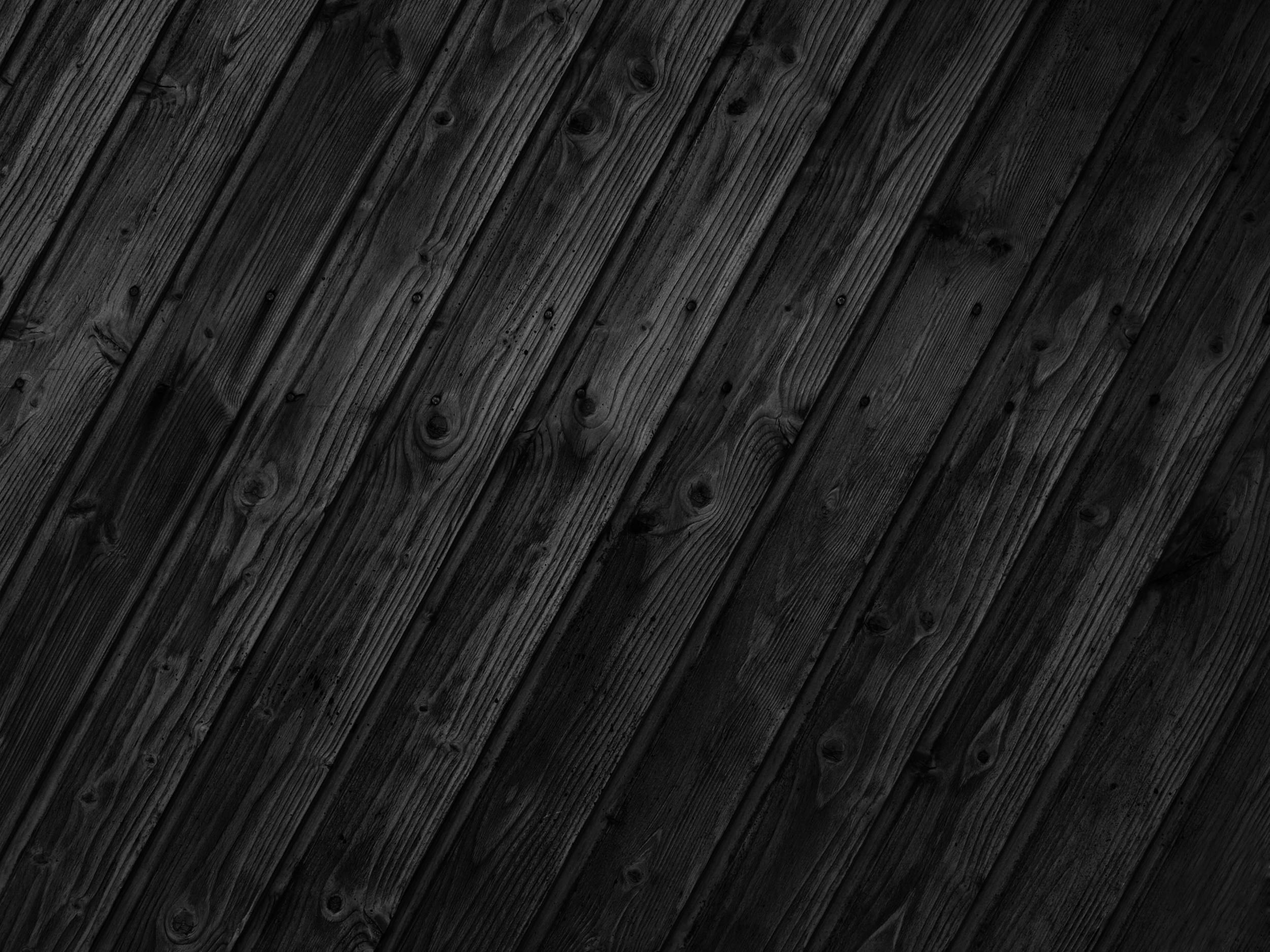 Black Wood Background