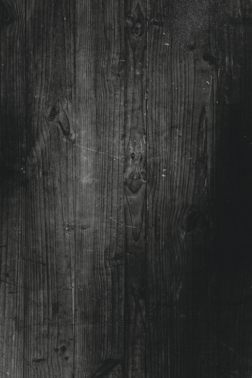 Black Wood Background