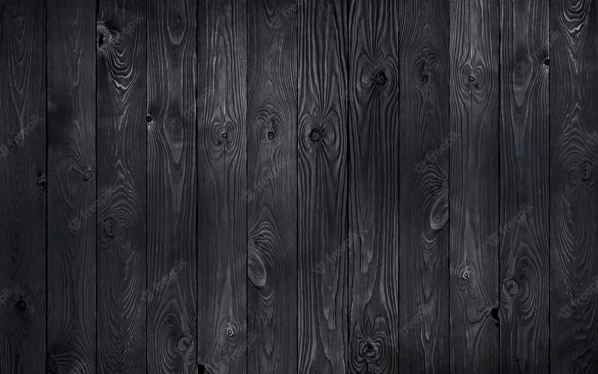 Black Wood Background