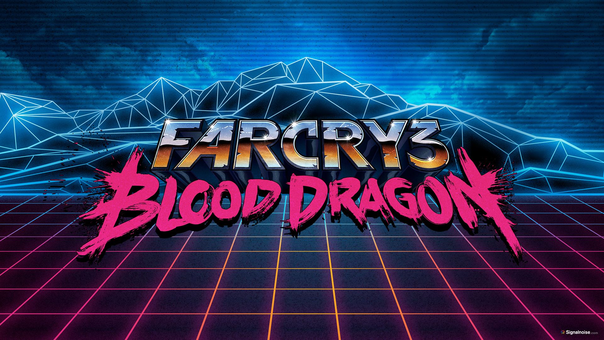 Blood Dragon Background