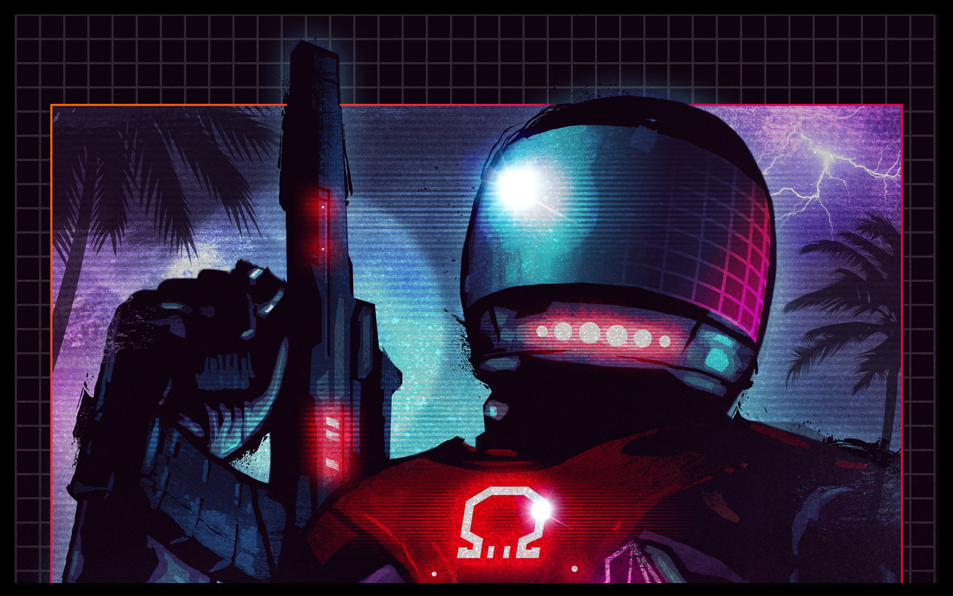 Blood Dragon Background