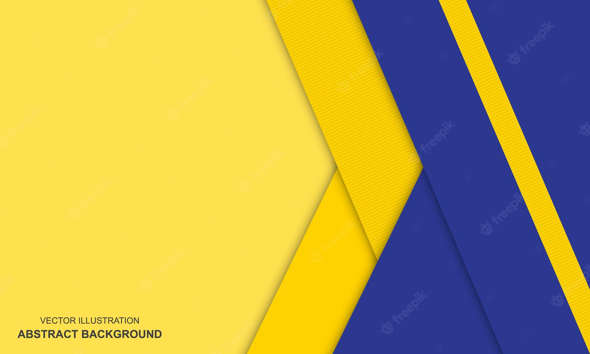 Blue And Yellow Abstract Background