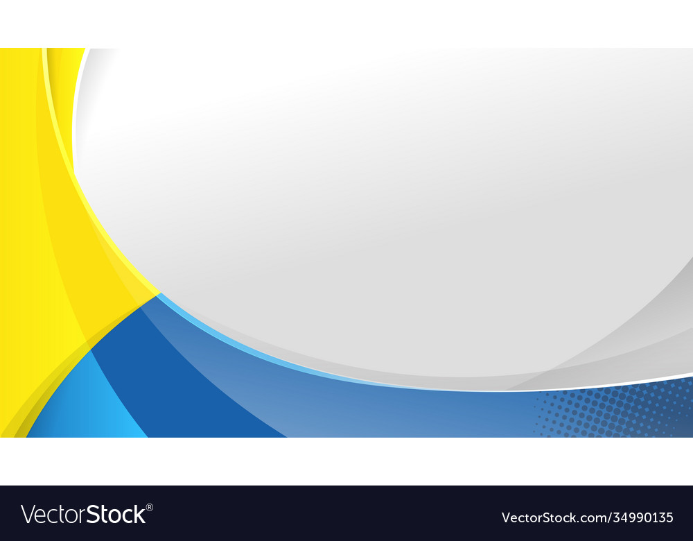 Blue And Yellow Abstract Background