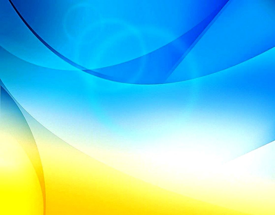 Blue And Yellow Abstract Background