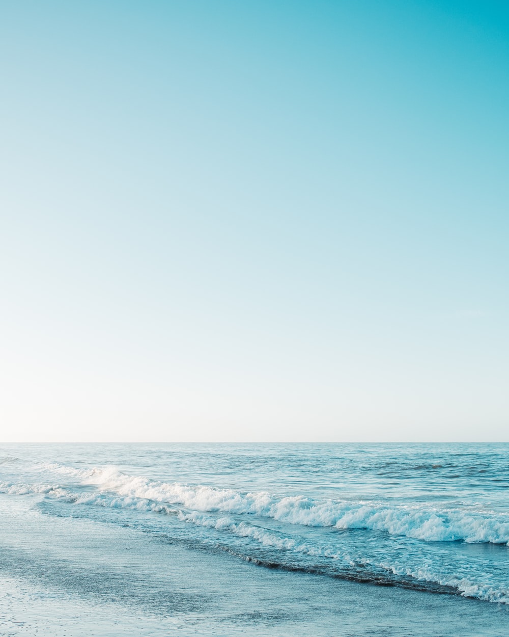 Blue Beach Background