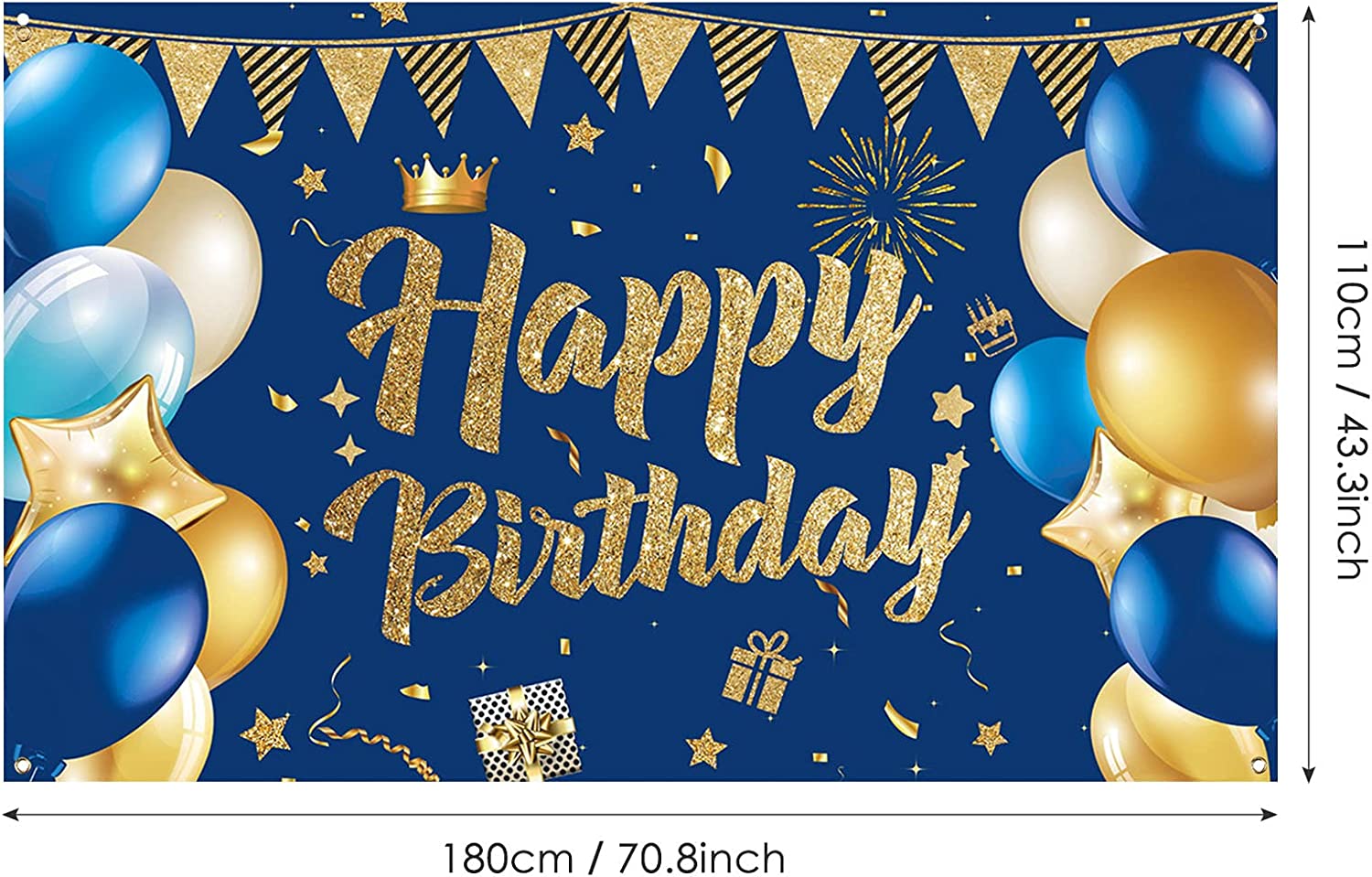 Blue Birthday Background