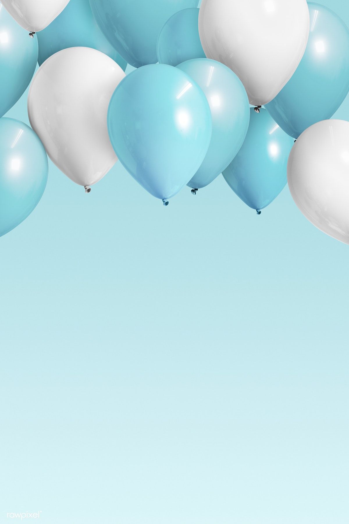 Blue Birthday Background