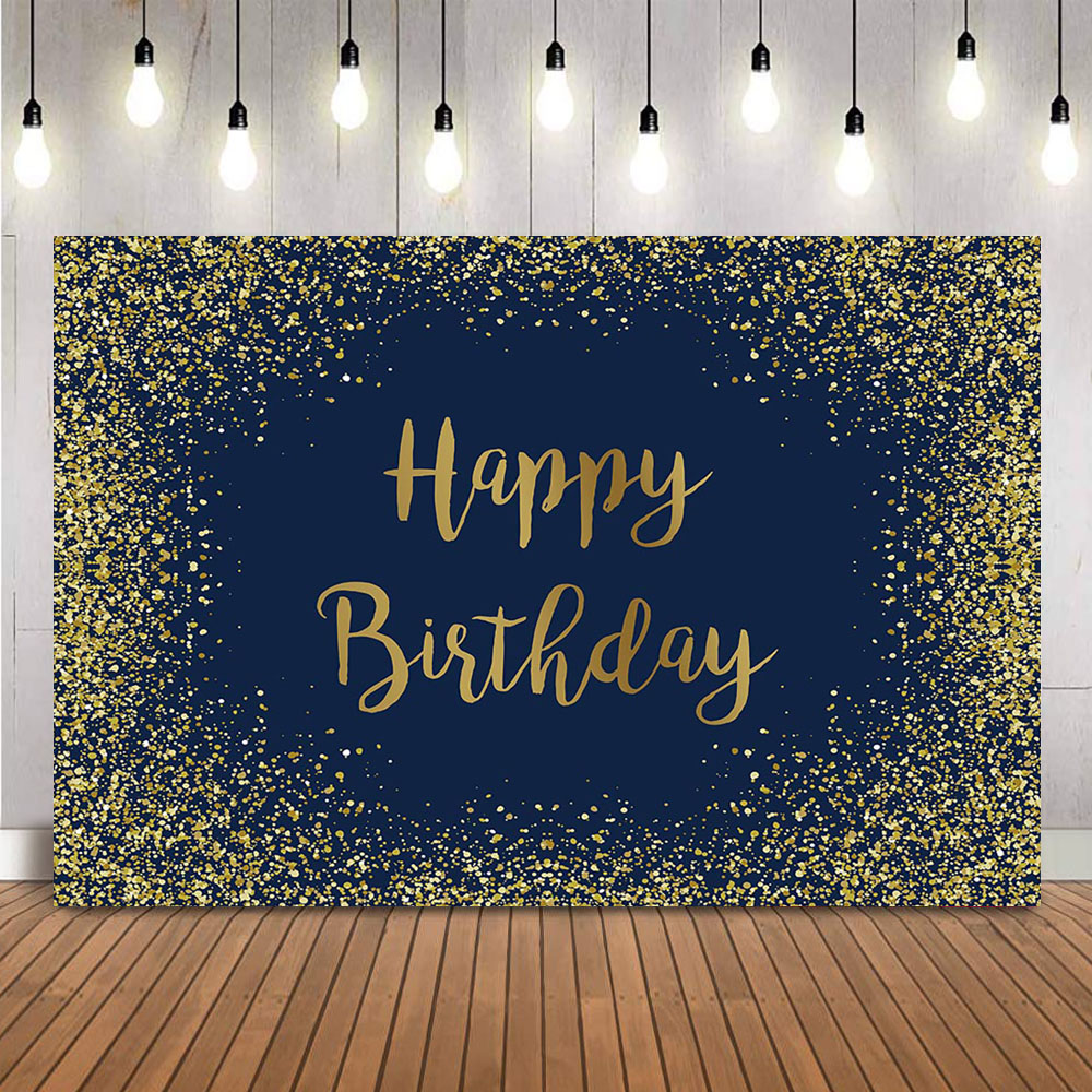 Blue Birthday Background