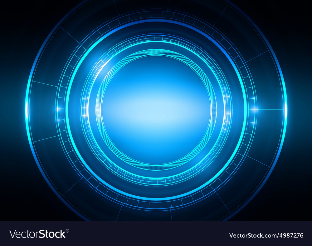 Blue Circles Background