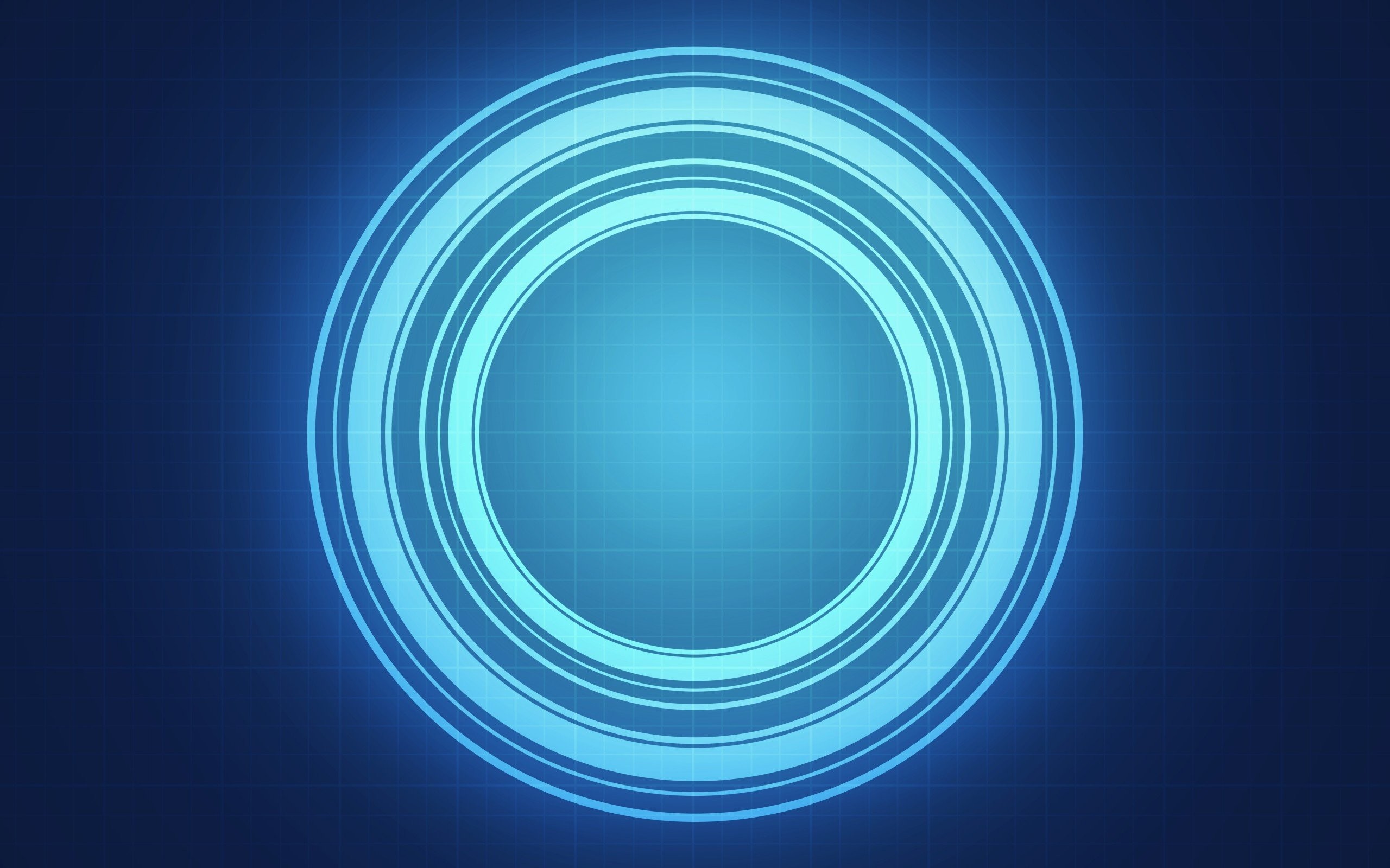 Blue Circles Background