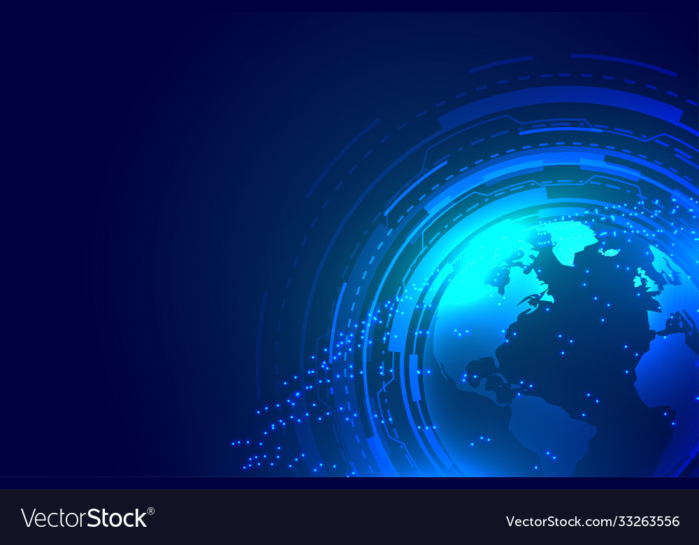 Blue Digital Background