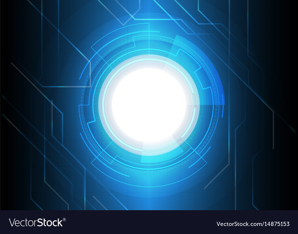 Blue Electronic Background