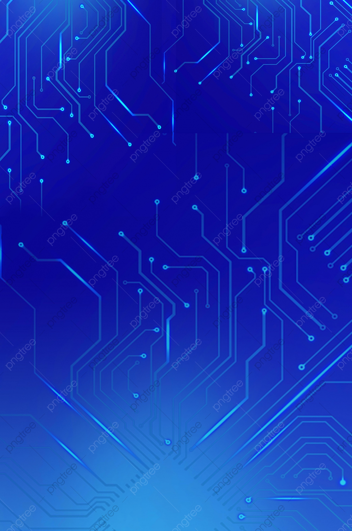 Blue Electronic Background