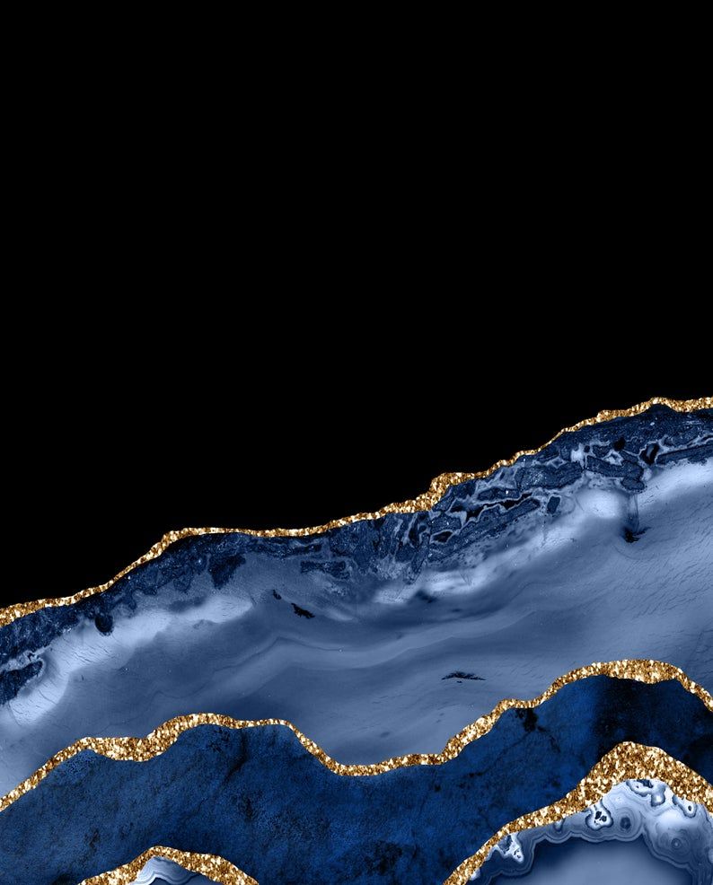 Blue Geode Background