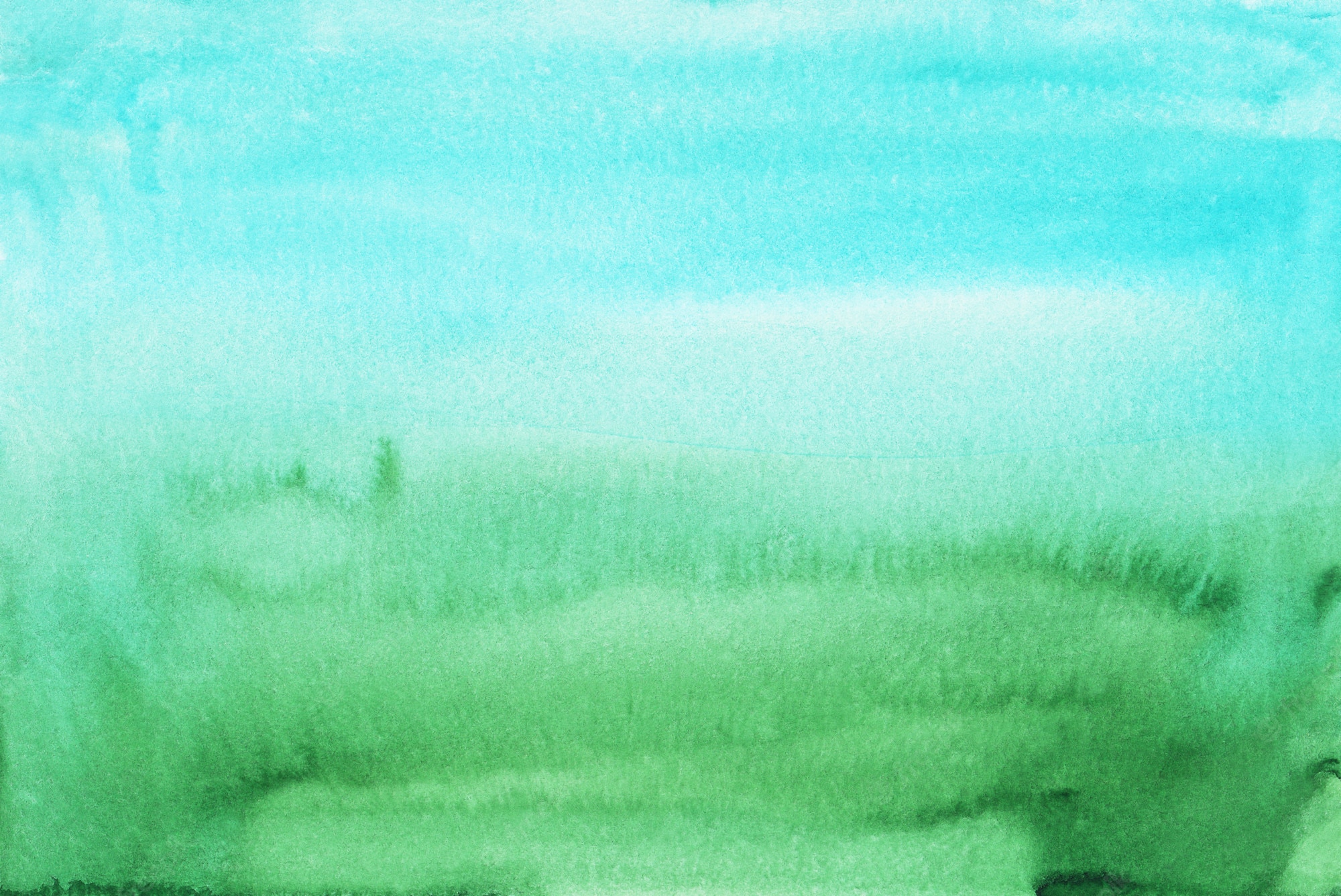 Blue Green Watercolor Background