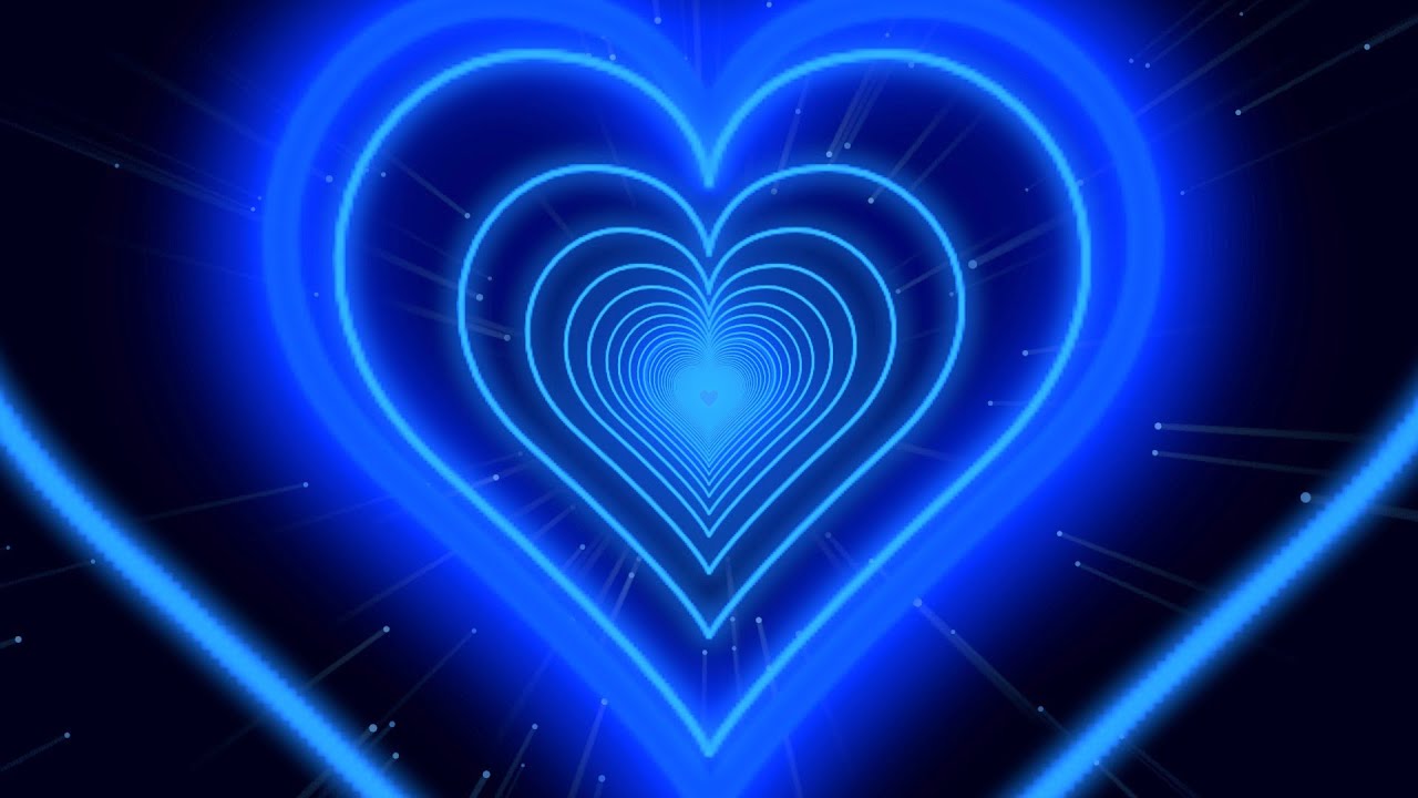 Blue Hearts Background