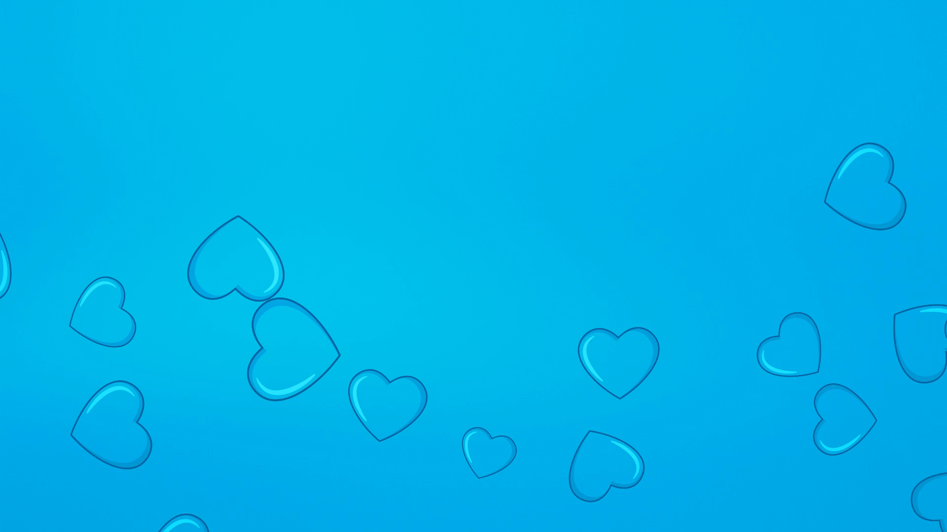 Blue Hearts Background