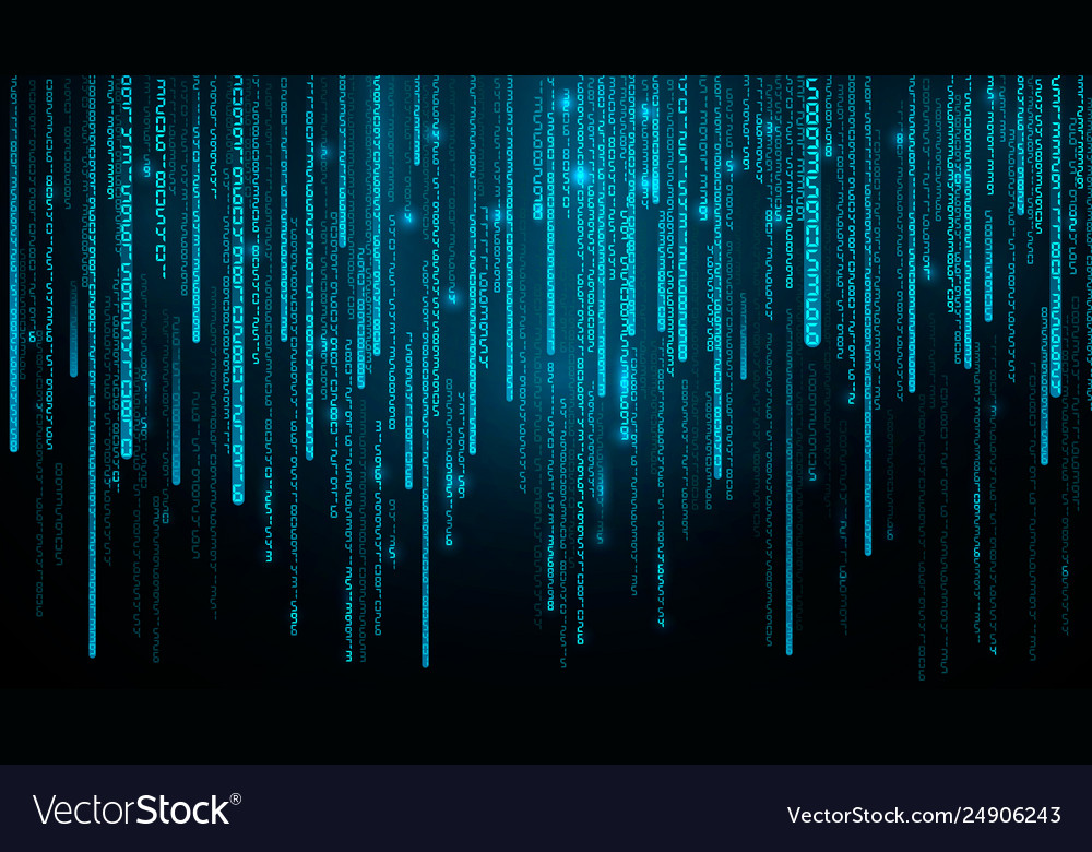 Blue Matrix Background