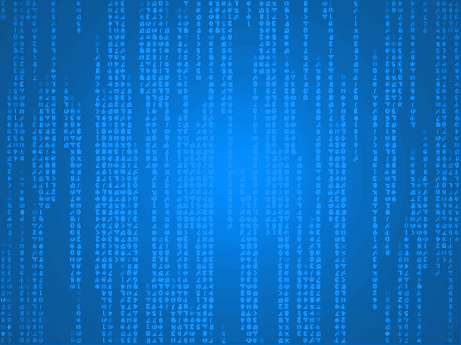 Blue Matrix Background