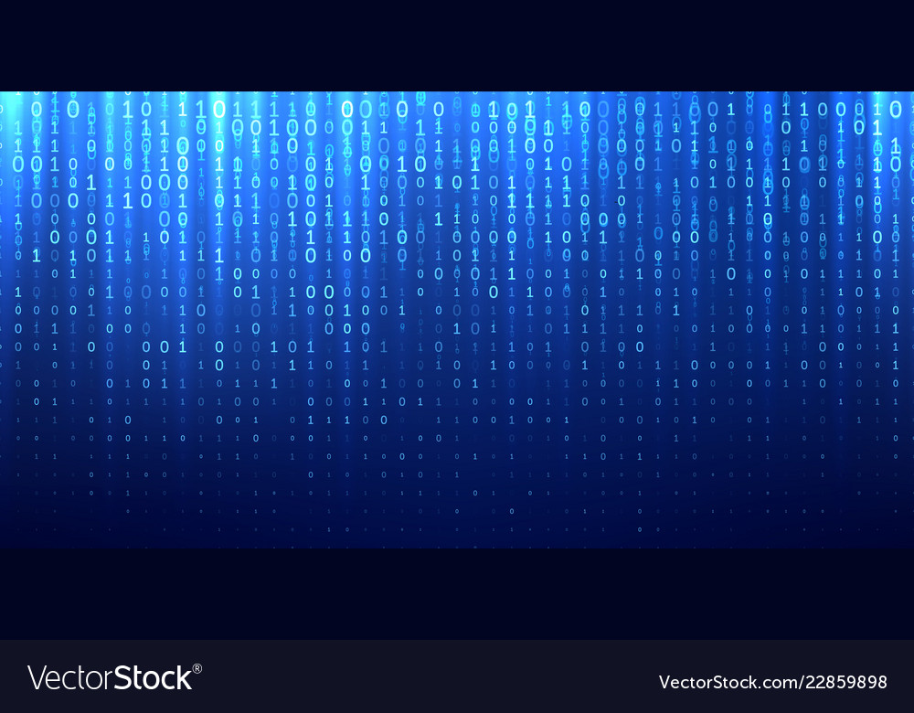 Blue Matrix Background