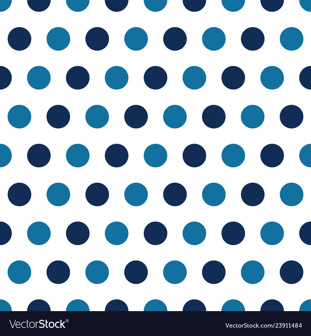 Blue Polka Dot Background