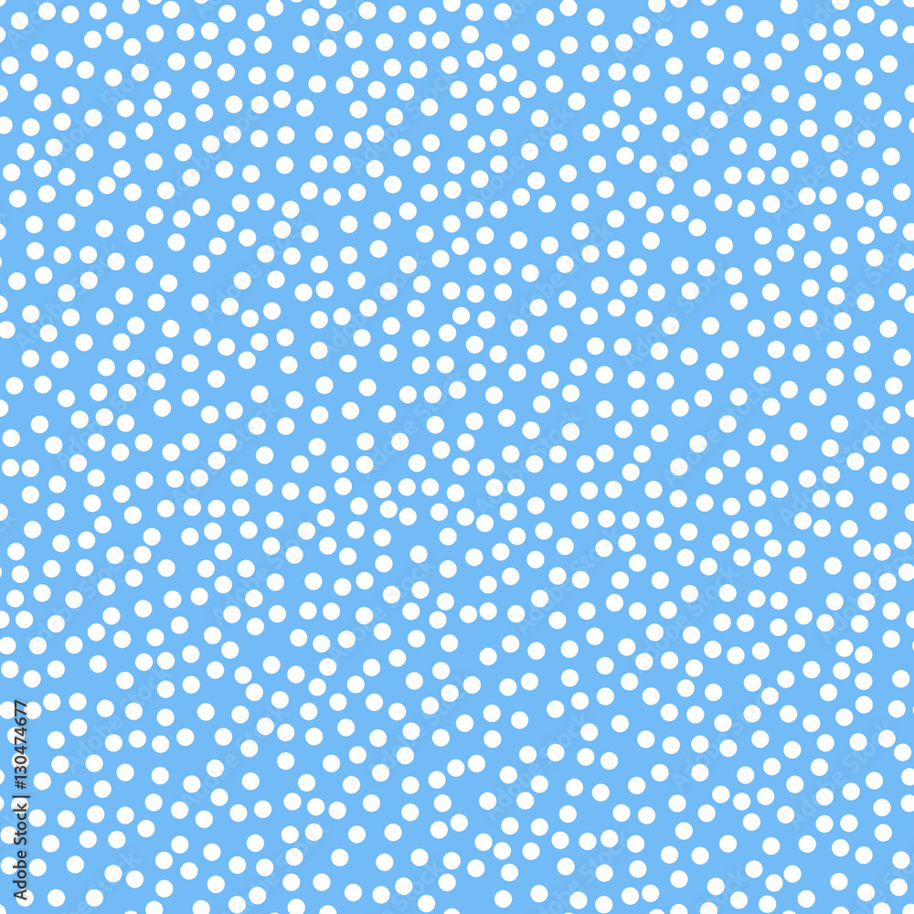 Blue Polka Dot Background