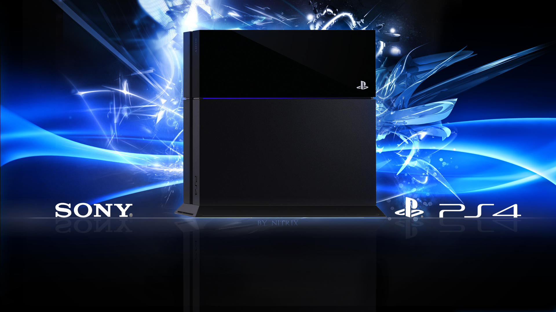 Blue Ps4 Background