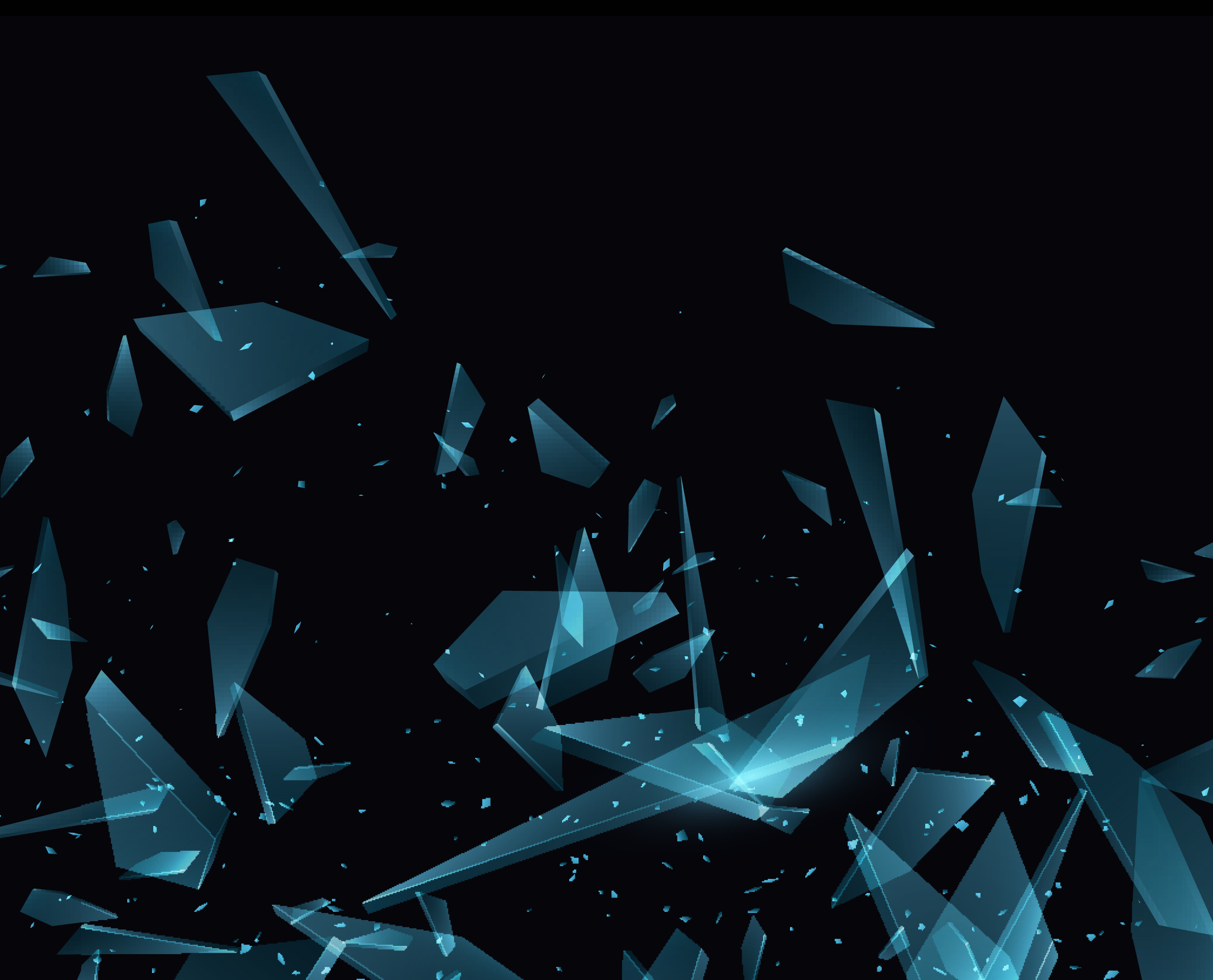 Blue Shards Background