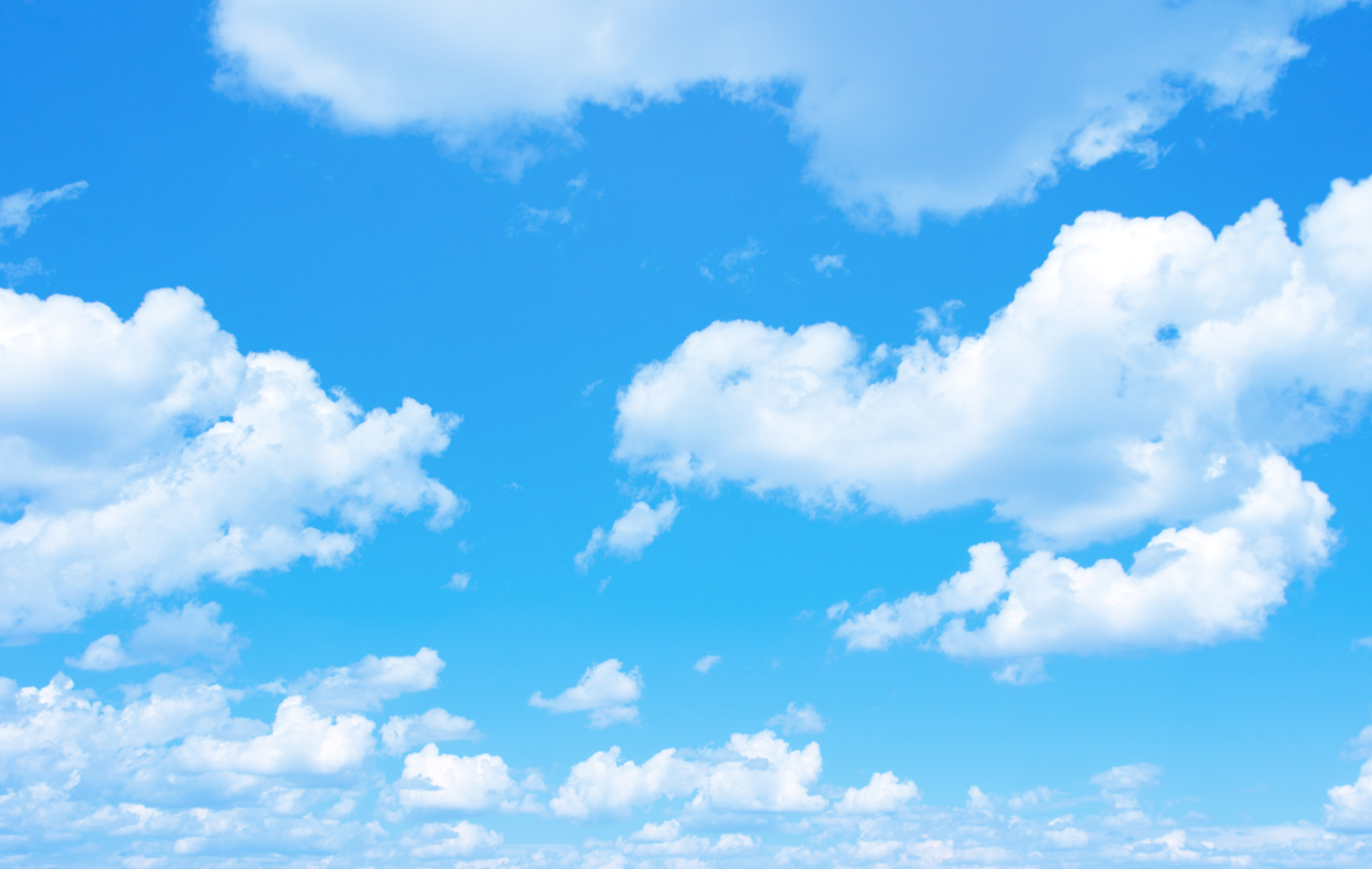 Blue Sky With Clouds Background