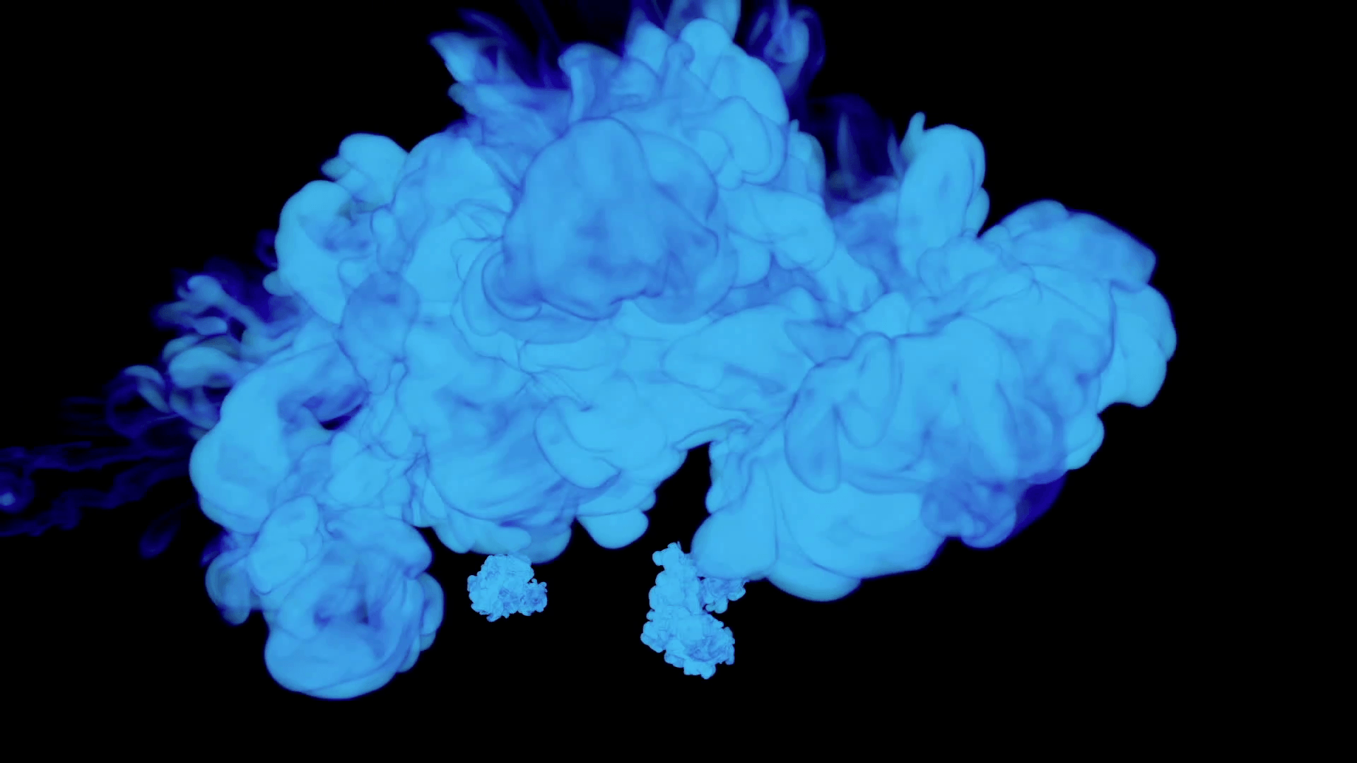 Blue Smoke Background